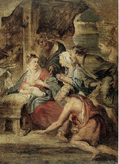 Peter Paul Rubens Anbetung der Hirten Sweden oil painting art